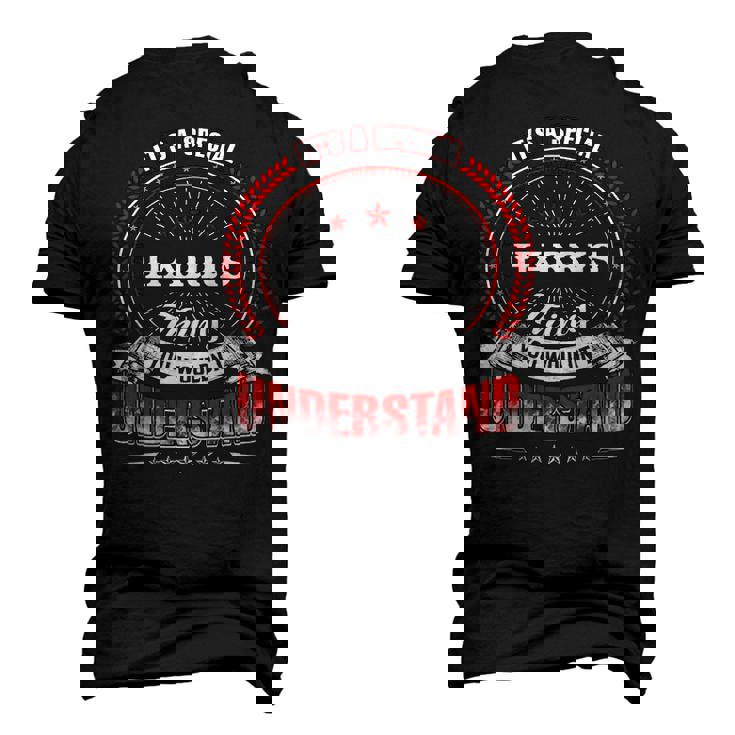 Harris Shirt Family Crest Harris T Shirt Harris Clothing Harris Tshirt Harris Tshirt For The Harris Men's 3D T-shirt Back Print