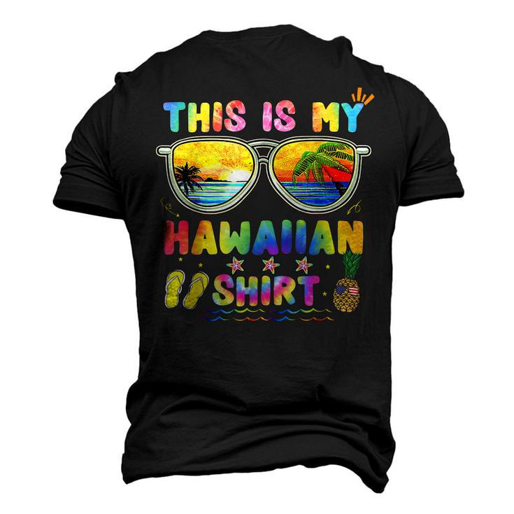 This Is My Hawaiian Luau Aloha Hawaii Beach Pineapple Men's 3D T-shirt Back Print