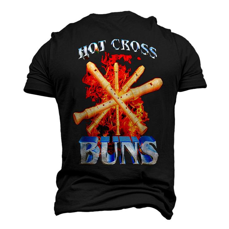 Hot Cross Buns V2 Men's 3D T-Shirt Back Print
