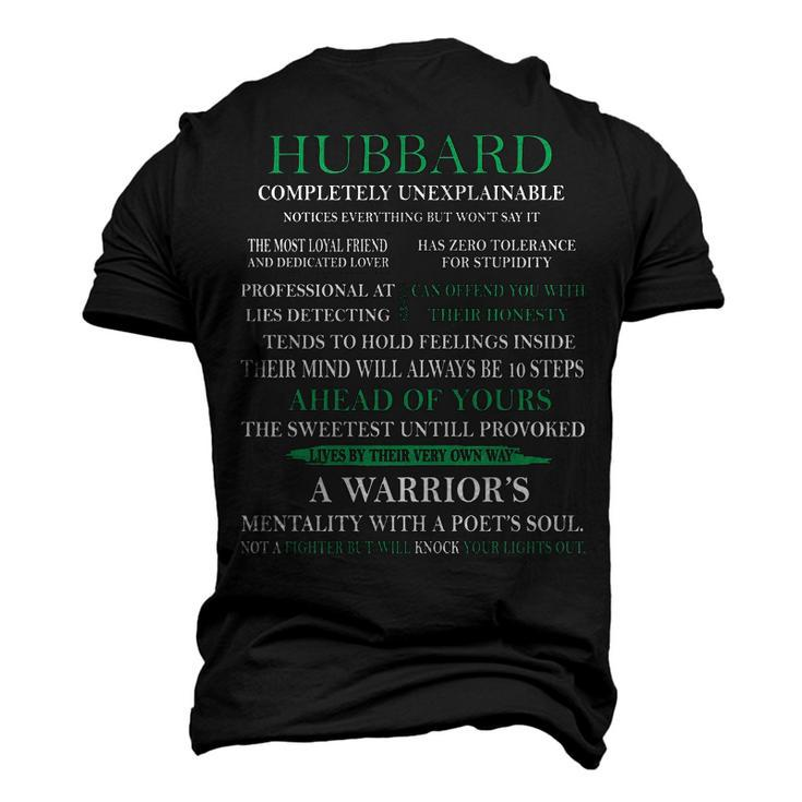 Hubbard Name Hubbard Completely Unexplainable Men's 3D T-shirt Back Print