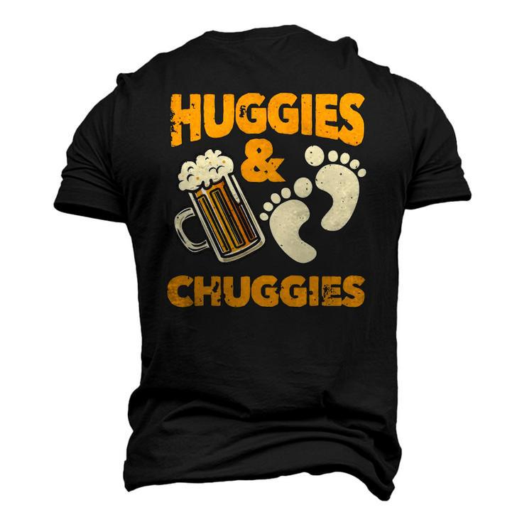 Huggies And Chuggies Future Father Party Men's 3D T-Shirt Back Print