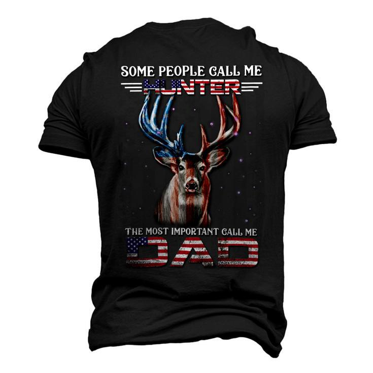 Hunting Most Important Call Me Dad Men's 3D Print Graphic Crewneck Short Sleeve T-shirt