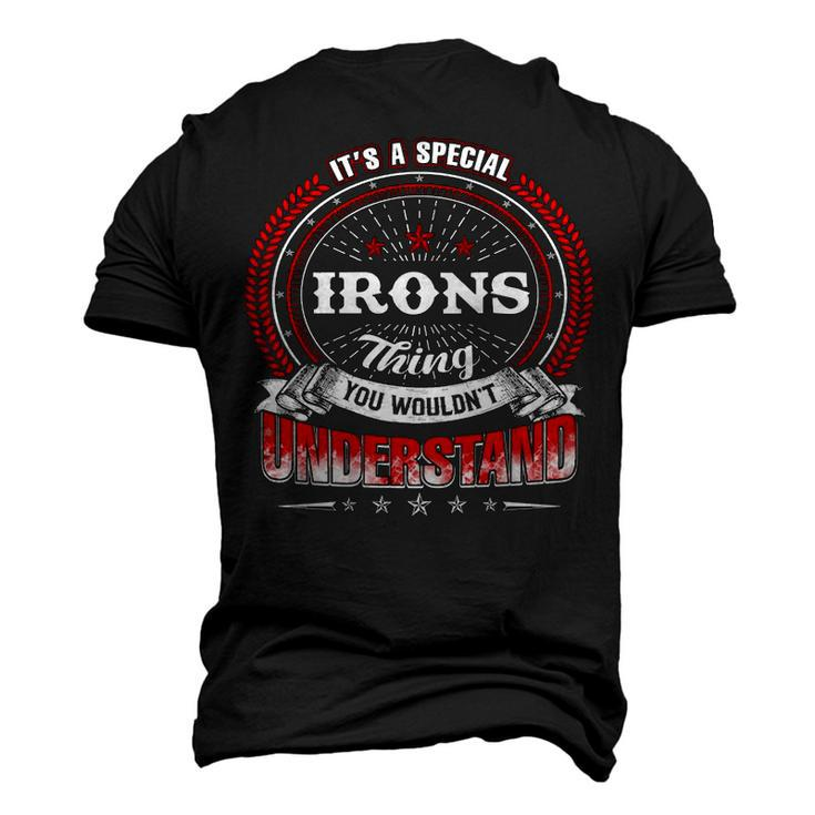 Irons Shirt Family Crest Irons T Shirt Irons Clothing Irons Tshirt Irons Tshirt For The Irons Men's 3D T-shirt Back Print