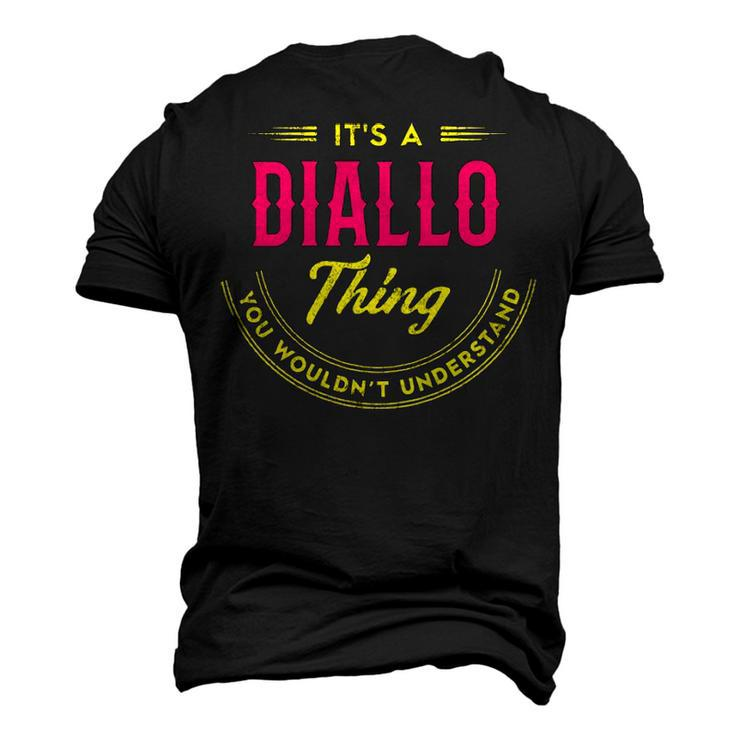 Its A Diallo Thing You Wouldnt Understand Shirt Personalized Name T Shirt Shirts With Name Printed Diallo Men's 3D T-shirt Back Print