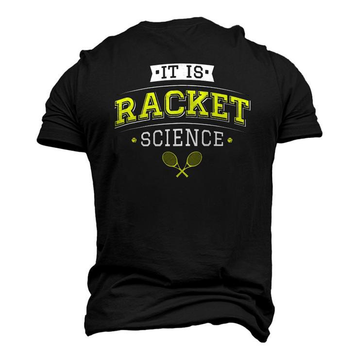 Its Racket Science Tennis Lover & Coach Men's 3D T-Shirt Back Print