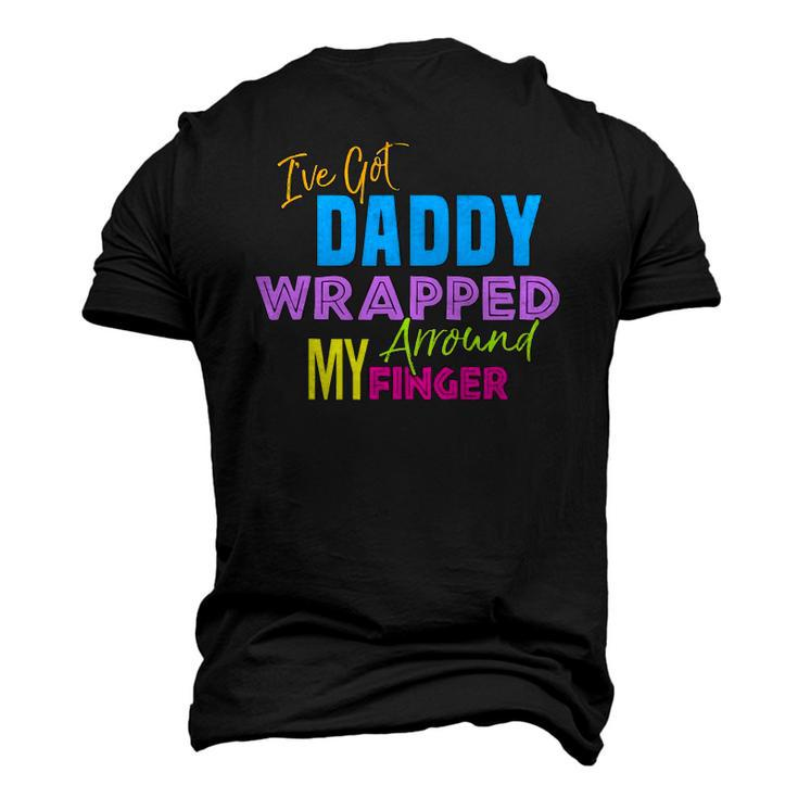 Ive Got Daddy Wrapped Around My Finger Kids Men's 3D T-Shirt Back Print