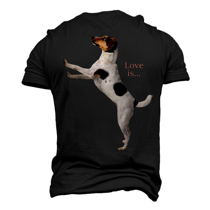 Jack Russell Terrier Mom Dad Women Men Kids Love Dog Men's 3D T-shirt Back Print