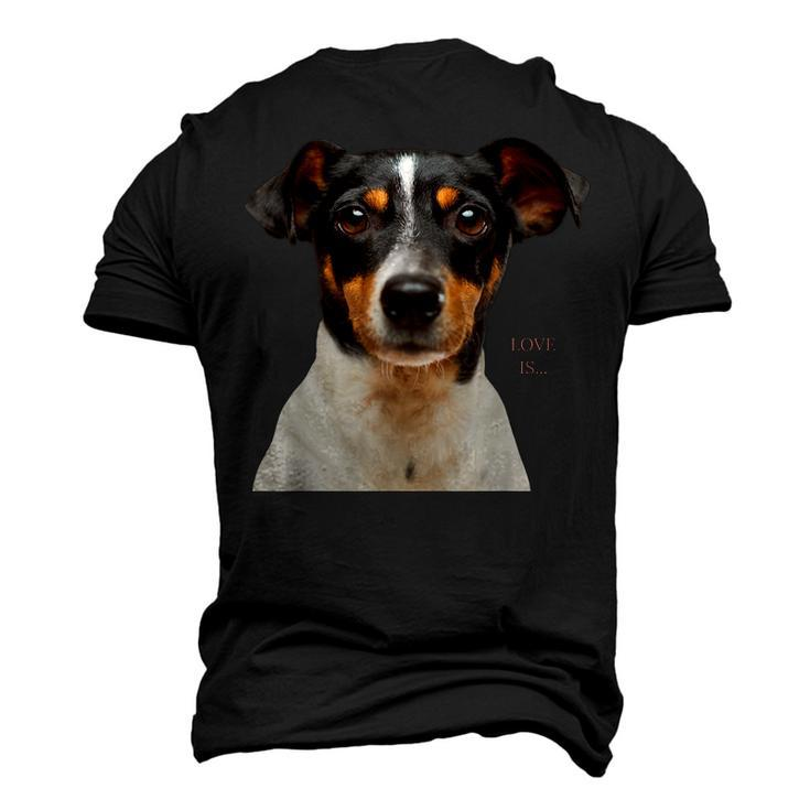 Jack Russell Terrier Mom Dad Women Men Kids Love Dog V2 Men's 3D T-shirt Back Print