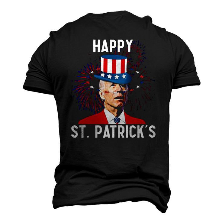 Joe Biden Confused St Patricks Day For Fourth Of July Men's 3D T-Shirt Back Print
