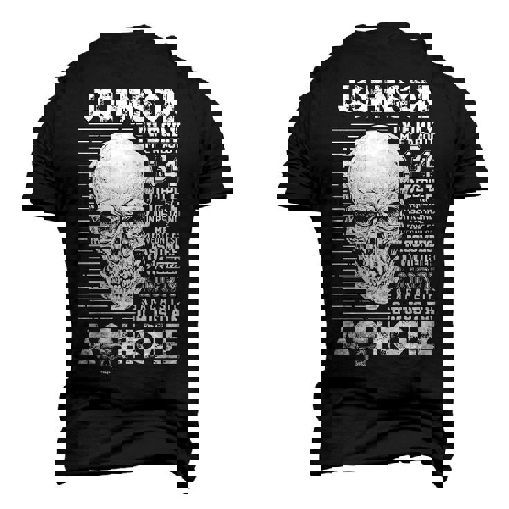 Johnson Name Johnson Ive Only Met About 3 Or 4 People Men's 3D T-shirt Back Print