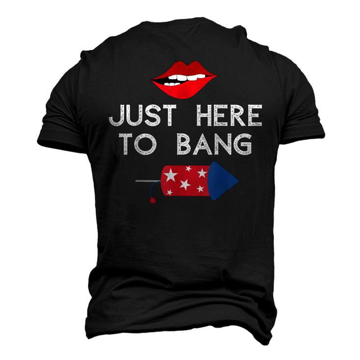 Im Just Here To Bang 4Th Of July Fireworks Fourth Of July Men's 3D T-shirt Back Print