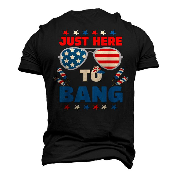 Just Here To Bang Men Just Here To Bang 4Th Of July Men's 3D T-shirt Back Print