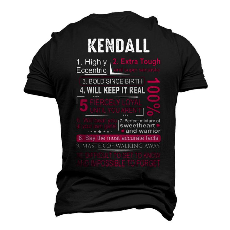 Kendall Name Kendall Name Men's 3D T-shirt Back Print