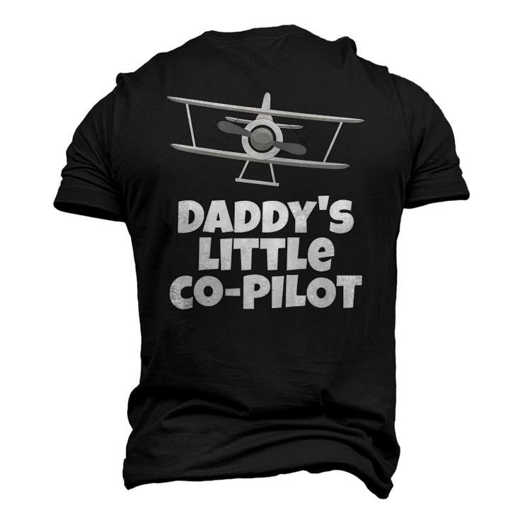 Kids Daddys Little Co Pilot Kids Airplane Men's 3D T-Shirt Back Print