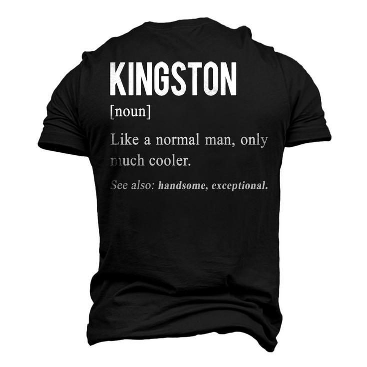 Kingston Name Kingston Definition Men's 3D T-shirt Back Print