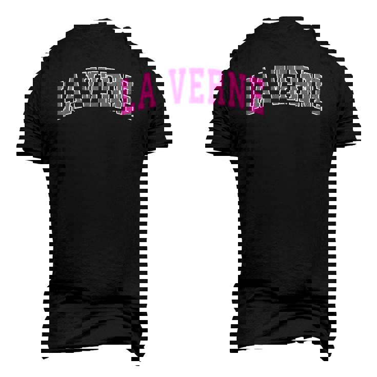 La Verne California Ca Vintage Sports Pink Men's 3D T-Shirt Back Print