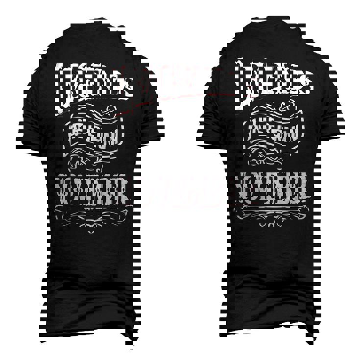 Legends Are Born In November Men's 3D T-shirt Back Print