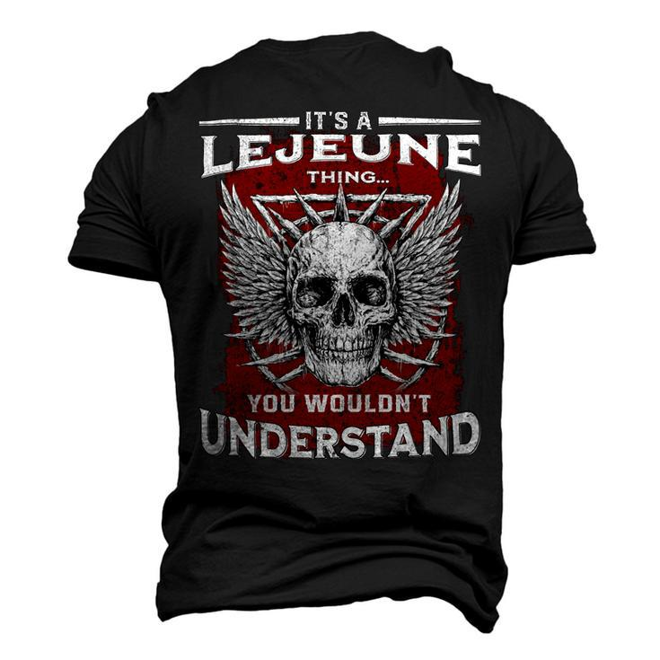 Lejeune Name Shirt Lejeune Family Name Men's 3D Print Graphic Crewneck Short Sleeve T-shirt