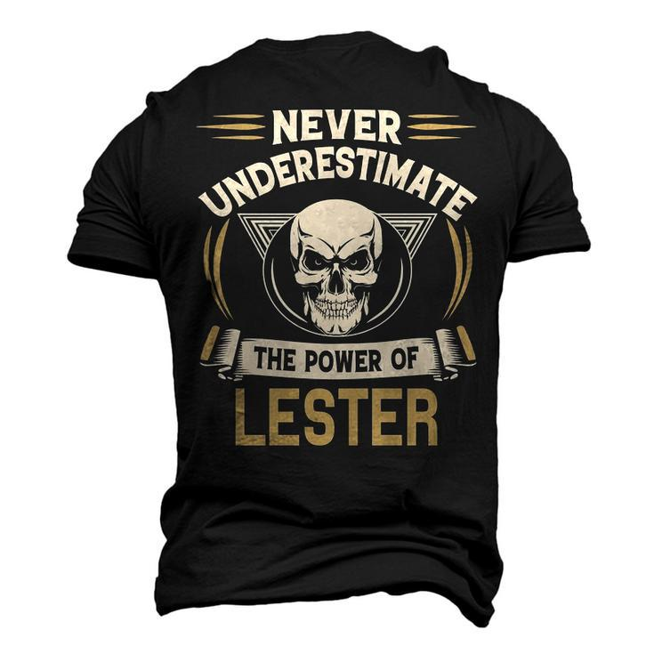 Lester Name Never Underestimate The Power Of Lester Men's 3D T-shirt Back Print