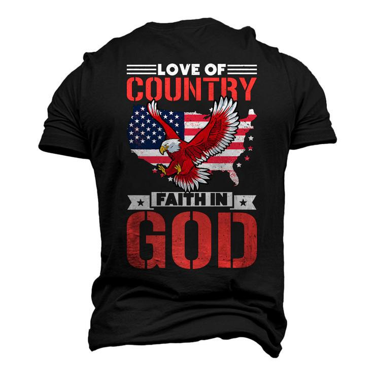 Love Of Country Faith In God Men's 3D T-shirt Back Print