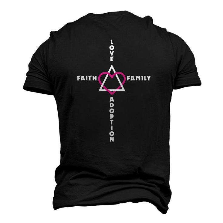 Love Faith Adoption Children Adoption Day Men's 3D T-Shirt Back Print