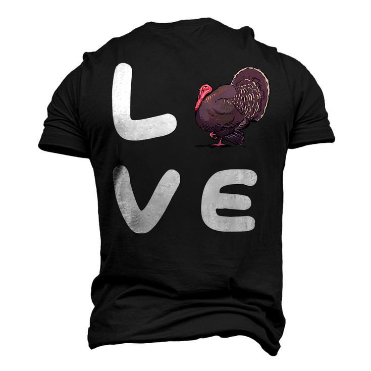 Love Turkeys Funny Turkey Thanksgiving 16 Shirt Men's 3D Print Graphic Crewneck Short Sleeve T-shirt