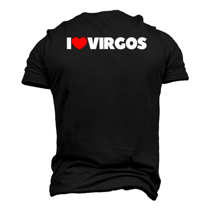 I Love Virgos I Heart Virgos Men's 3D T-Shirt Back Print