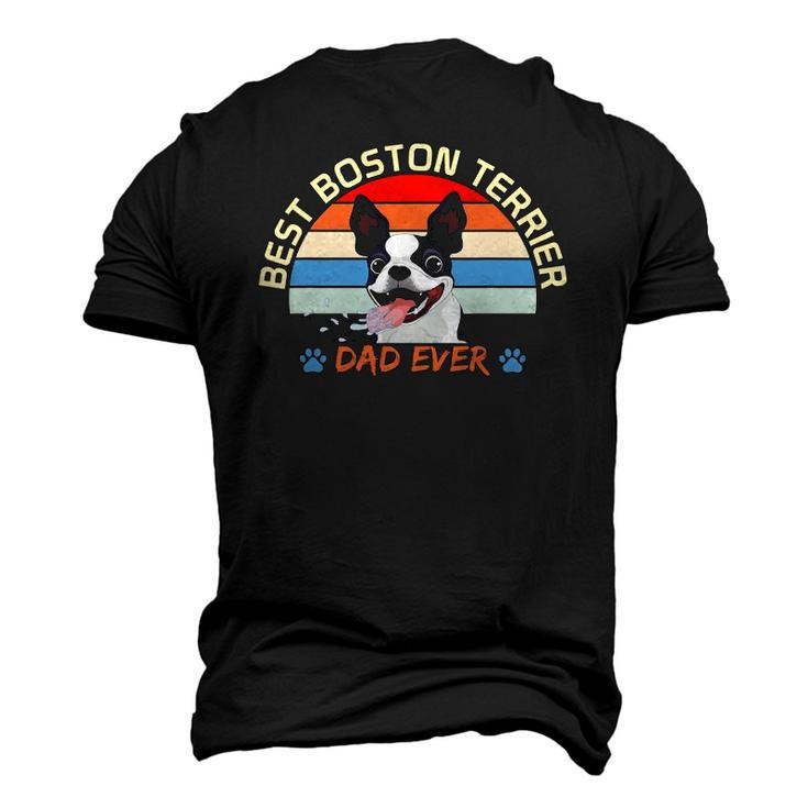 Mens Lovely Dog Boston Terrier Lover Love Pet Apparel Men's 3D T-Shirt Back Print