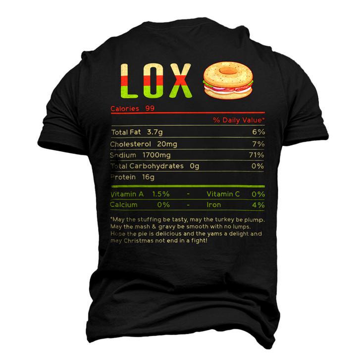 Lox Nutrition Facts Funny Christmas 12 Shirt Men's 3D Print Graphic Crewneck Short Sleeve T-shirt