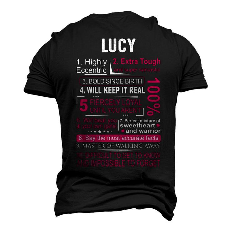 Lucy Name Lucy Name Men's 3D T-shirt Back Print