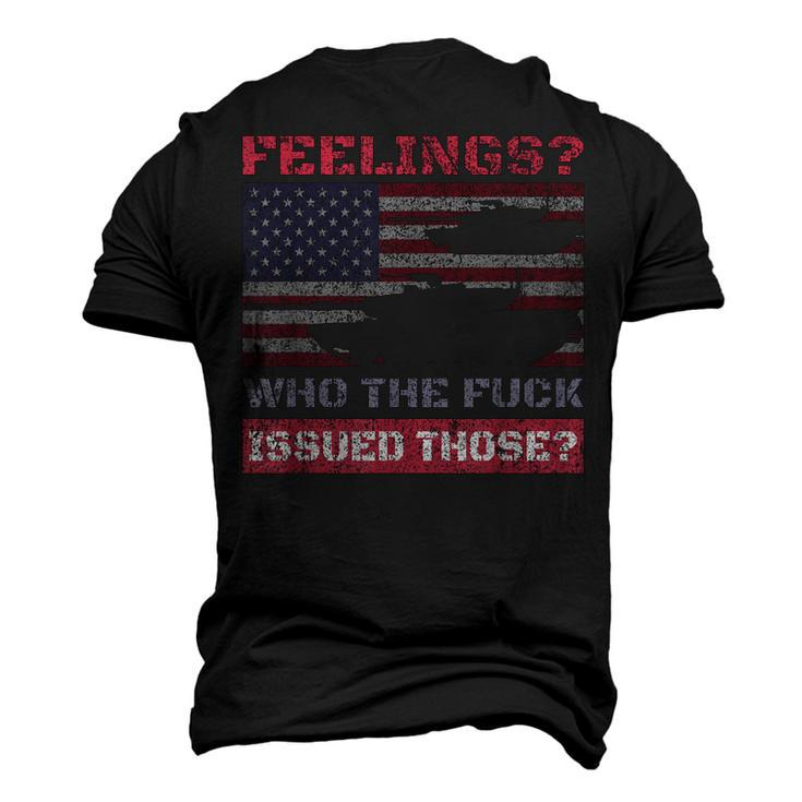 M1 Abrams Tank Military Tanker American Flag Soldier Saying Men's 3D T-shirt Back Print