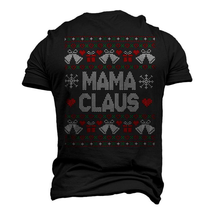 Mama Claus Christmas Ugly Sweater Men's 3D Print Graphic Crewneck Short Sleeve T-shirt