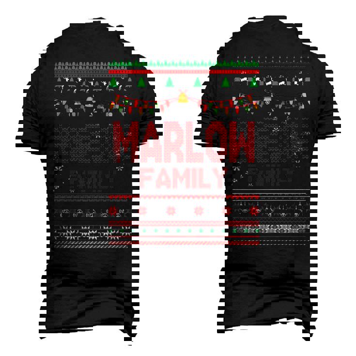 Marlow Name Marlow Family Men's 3D T-shirt Back Print