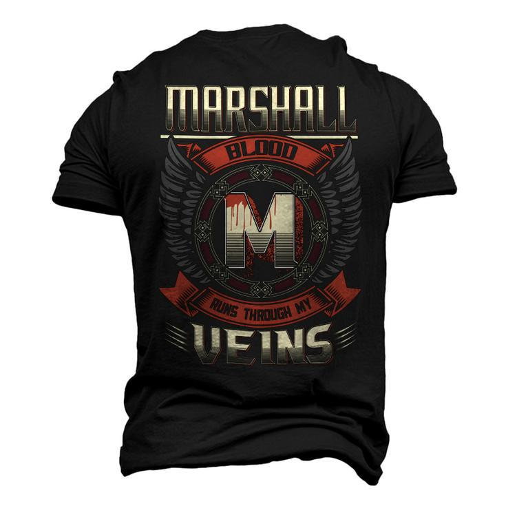 Marshall Blood Run Through My Veins Name V5 Men's 3D T-shirt Back Print