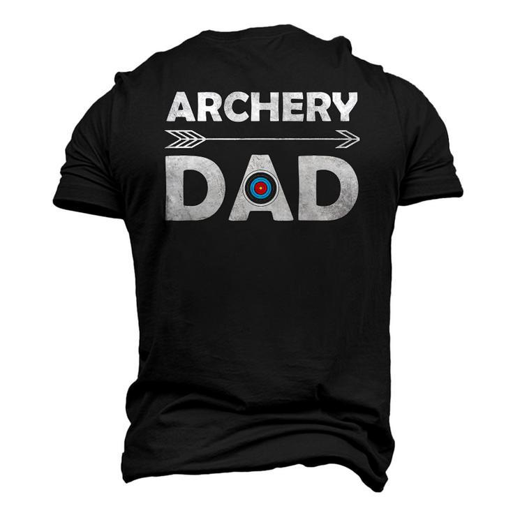 Matching Archery Dad Arrow Target Team Photo Men's 3D T-Shirt Back Print