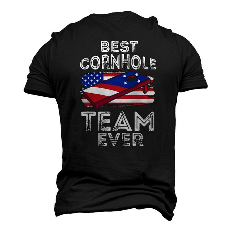 Matching Cornhole For Tournament Best Cornhole Team Men's 3D T-Shirt Back Print