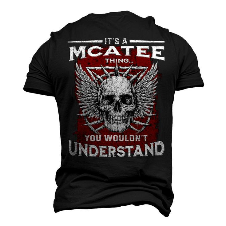 Mcatee Name Shirt Mcatee Family Name V4 Men's 3D Print Graphic Crewneck Short Sleeve T-shirt