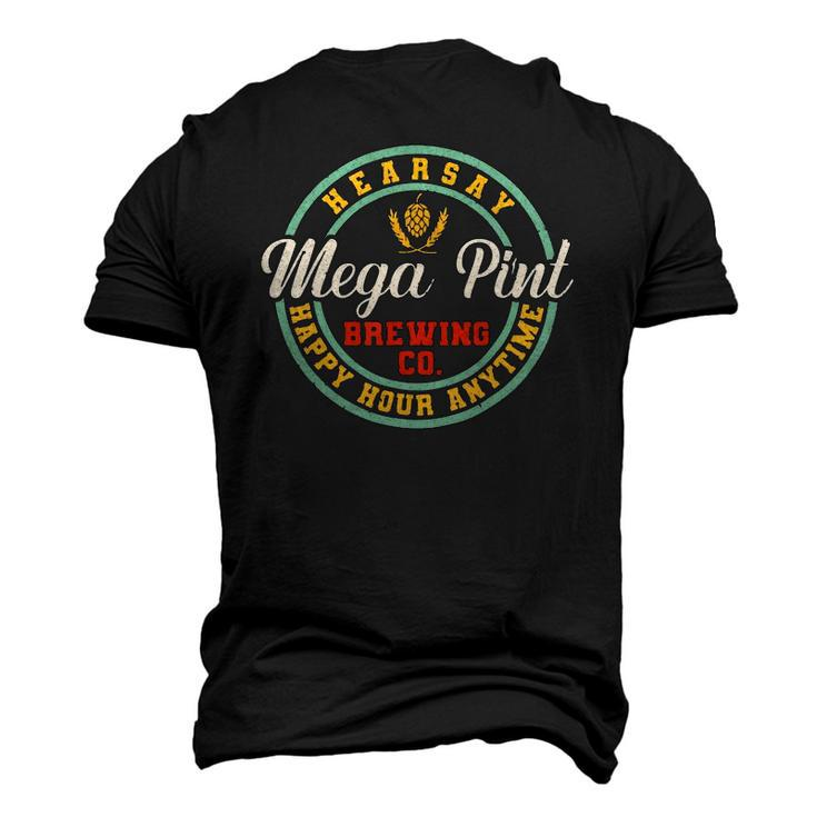 A Mega Pint Brewing Co Hearsay Happy Hour Anytime Tee Men's 3D T-Shirt Back Print
