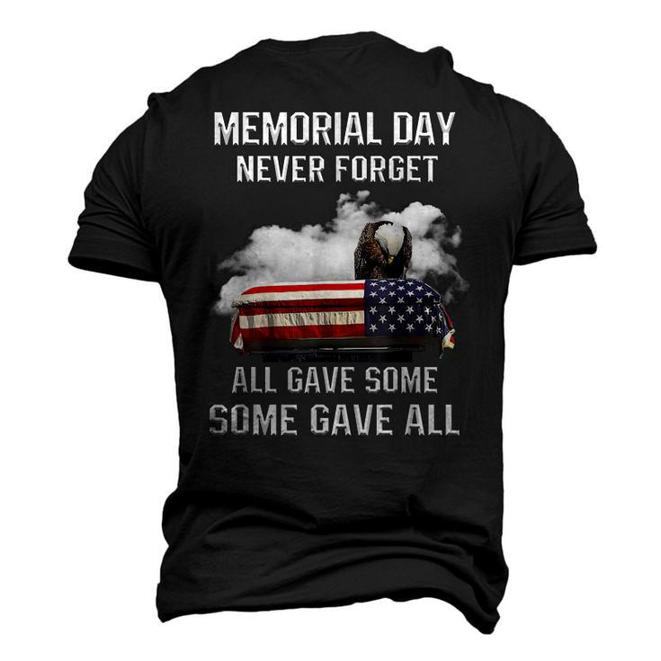 Memorial Day Never Forget All Gave Some Some Gave All Men's 3D T-Shirt Back Print