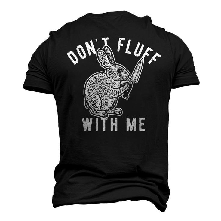 Mens Dont Fluff With Me Tshirt Funny Bunny Rabbit Easter Graphic Novelty Tee  176 Trending Men's 3D Print Graphic Crewneck Short Sleeve T-shirt