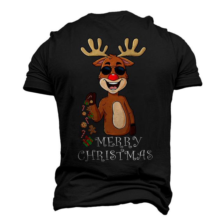 Merry Christmas Reindeer Funny Family 884 Shirt Men's 3D Print Graphic Crewneck Short Sleeve T-shirt