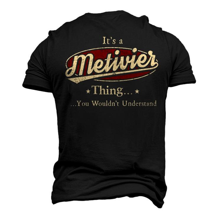 Metivier Shirt Personalized Name T Shirt Name Print T Shirts Shirts With Name Metivier Men's 3D T-shirt Back Print