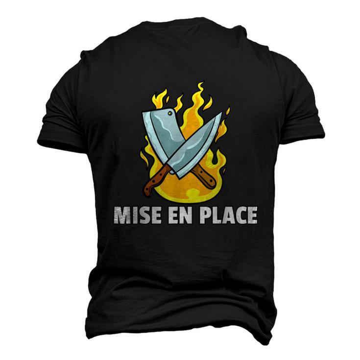 Mise En Place Culinary Kitchen For Chef Cook  Men's 3D Print Graphic Crewneck Short Sleeve T-shirt