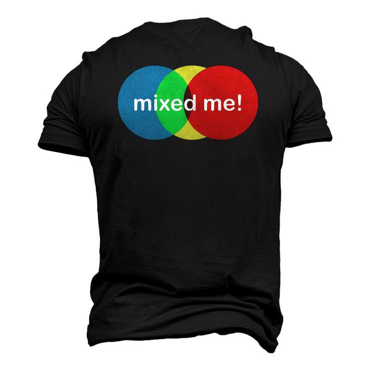 Mixed Me Colors Colouring Men's 3D T-Shirt Back Print