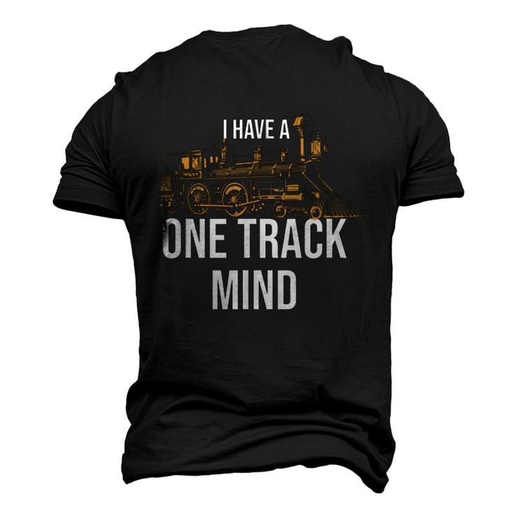 Model Train Locomotive Railroad Collector  Men's 3D Print Graphic Crewneck Short Sleeve T-shirt