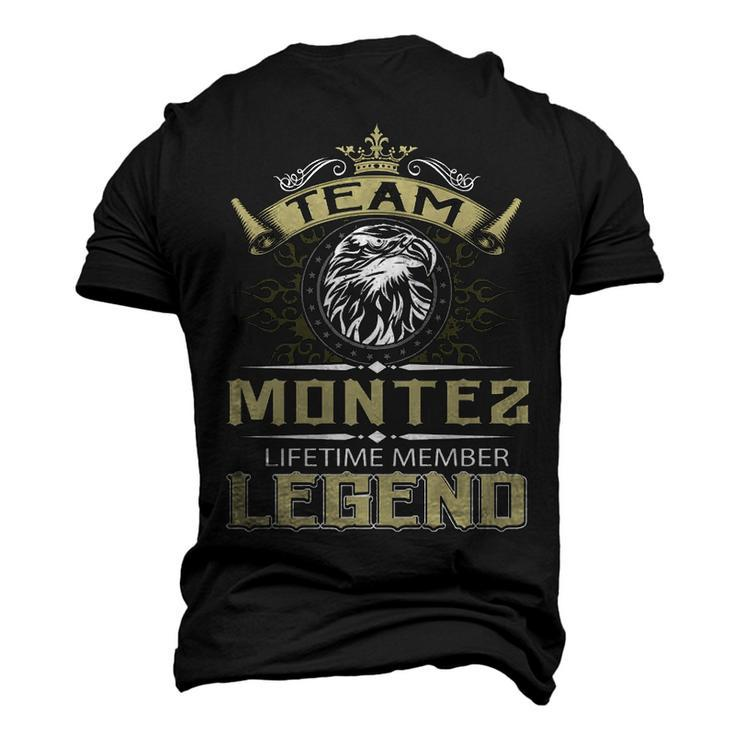 Montez Name Team Montez Lifetime Member Legend Men's 3D T-shirt Back Print