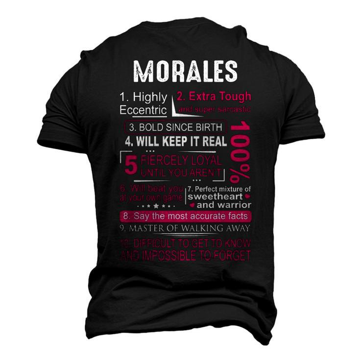 Morales Name Morales V2 Men's 3D T-shirt Back Print