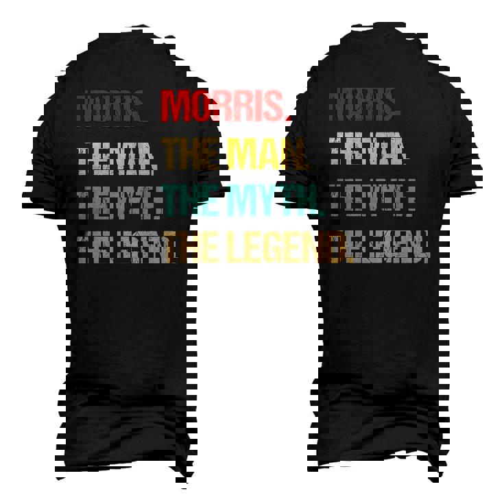 Mens Morris The Man The Myth The Legend Men's 3D T-Shirt Back Print