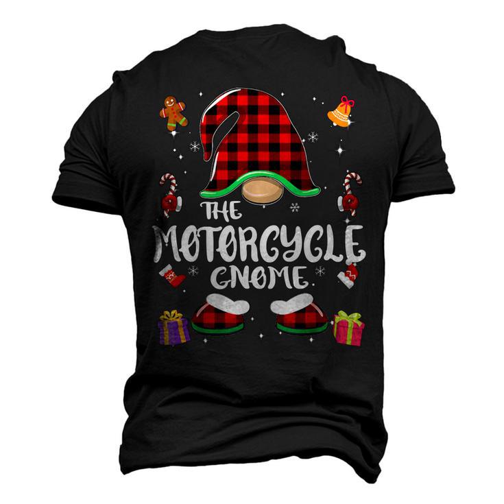 Motorcycle Gnome Buffalo Plaid Red 460 Shirt Men's 3D Print Graphic Crewneck Short Sleeve T-shirt