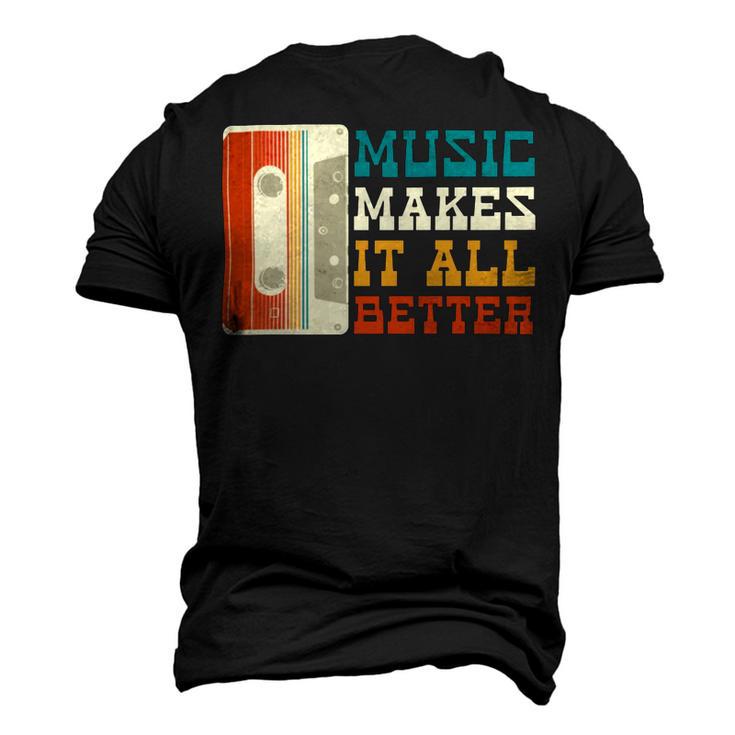 Music Makes It All Better 764 Shirt Men's 3D Print Graphic Crewneck Short Sleeve T-shirt